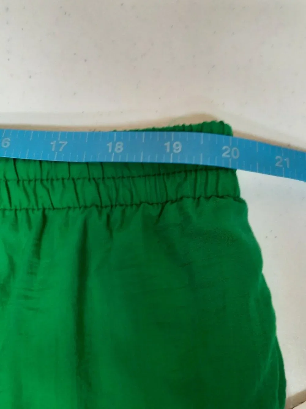 Vintage Ocean East Swim Trunks Men 2XL 44 46 Green Crinkle Nylon Mesh Liner NWT - Picture 6 of 9